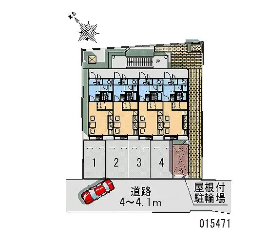 ★手数料０円★千葉市若葉区小倉町 月極駐車場